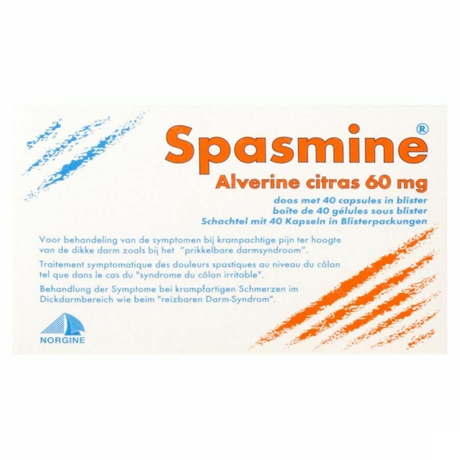 Spasmine Caps 40 X 60mg