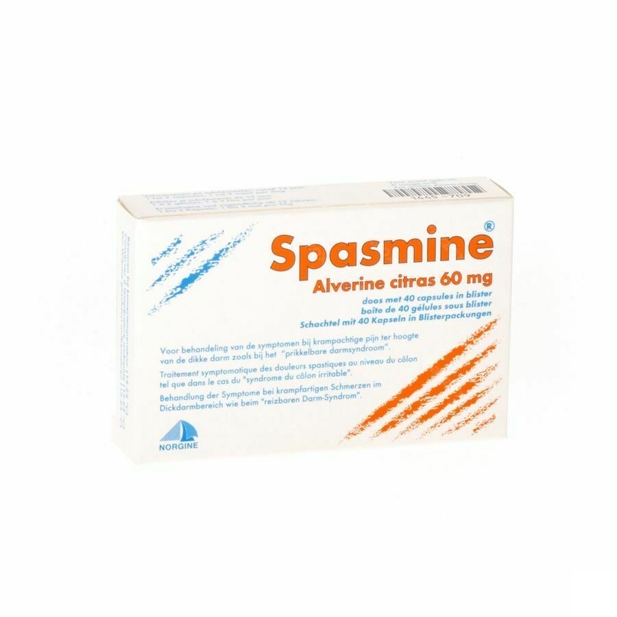 Spasmine Caps 40 X 60mg