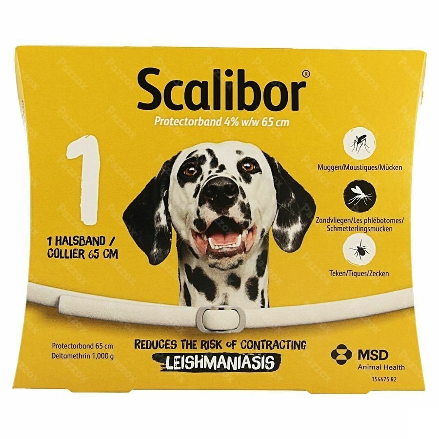 Scalibor Halsband 65cm Hond