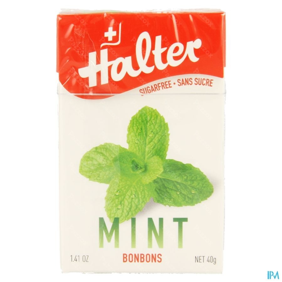 Halter Bonbon Munt Zs 40g