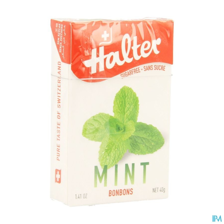 Halter Bonbon Munt Zs 40g