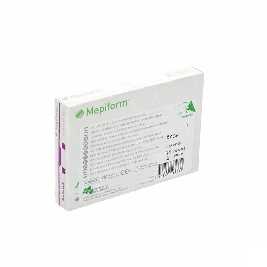 Mepiform Verb Adh Litteken Ster 5x 7,5cm 5 293200