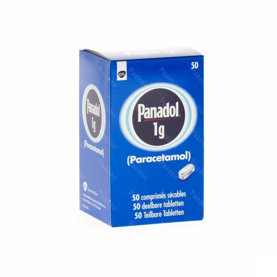 Panadol Bottle Tabl 50x1g