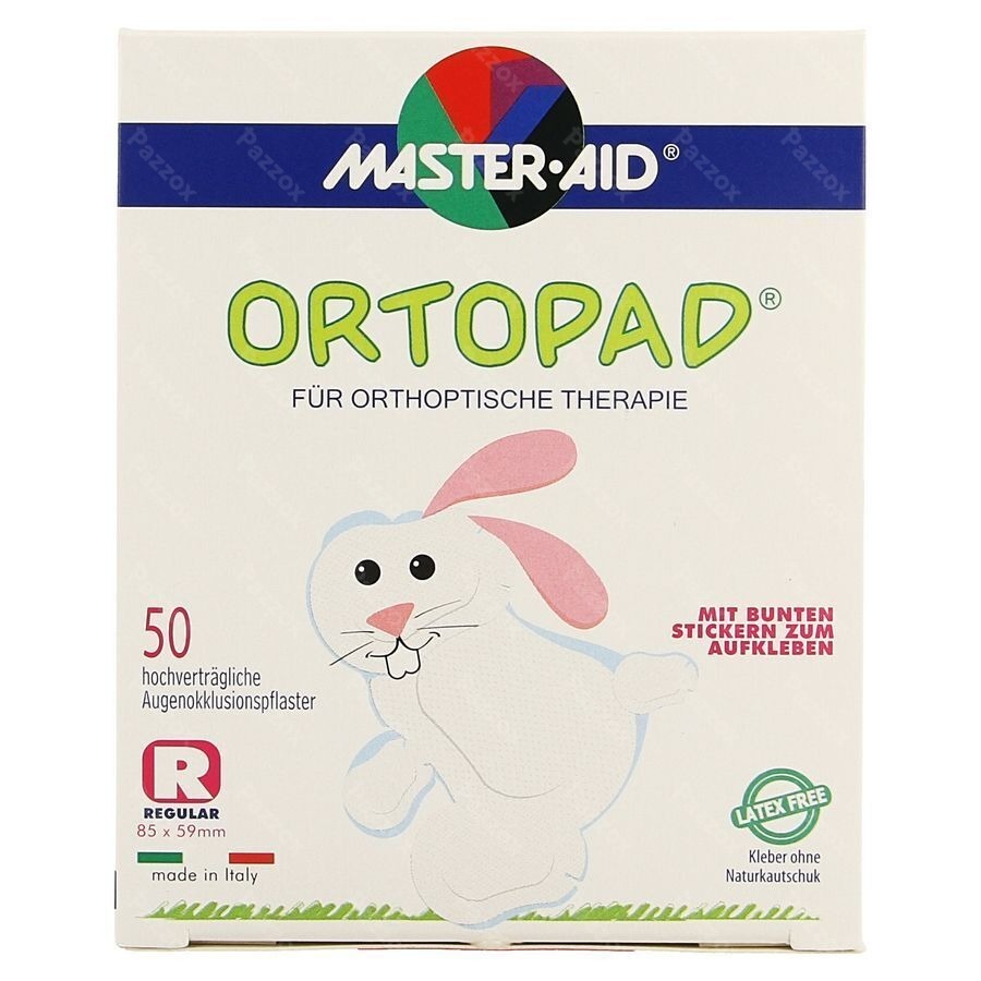 Ortopad Wit Regular Oogpleister 50