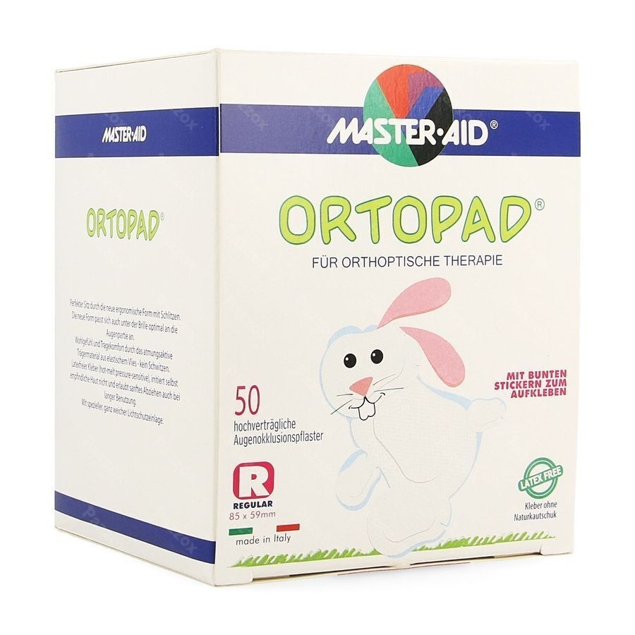 Ortopad Wit Regular Oogpleister 50