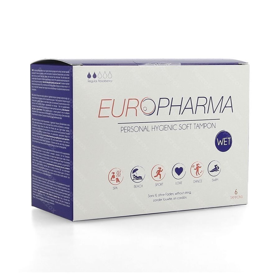 Europharma Tampon Glijmiddel 6
