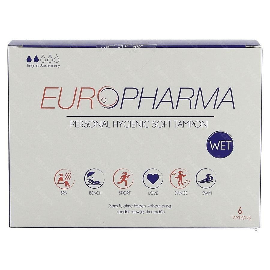 Europharma Tampon Glijmiddel 6