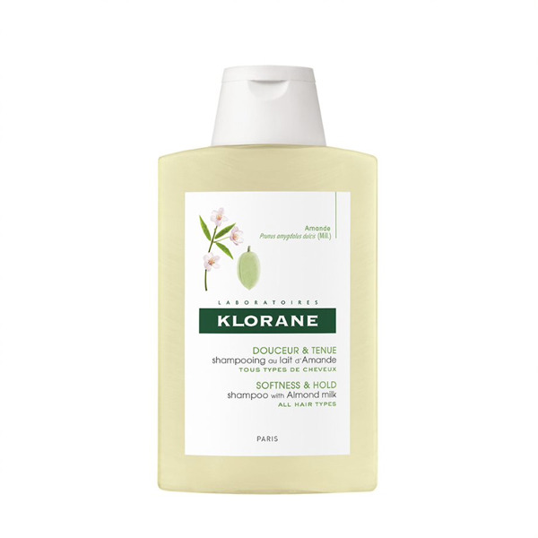 Klorane Shampoo Met Amandelmelk Verzachtend Effect Alle Haartypes 200ml