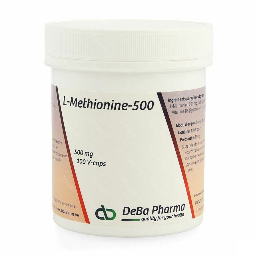l-methionine +b6 Caps 100x500mg Deba