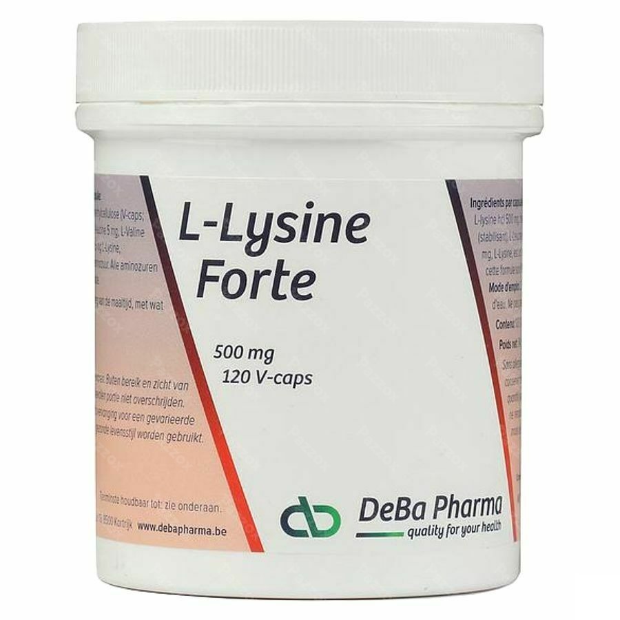 DeBa Pharma L-lysine Forte 120 Capsules