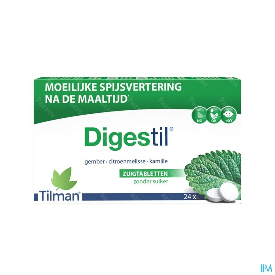 Digestil Moeilijke Spijsvertering 24 Zuigtabletten