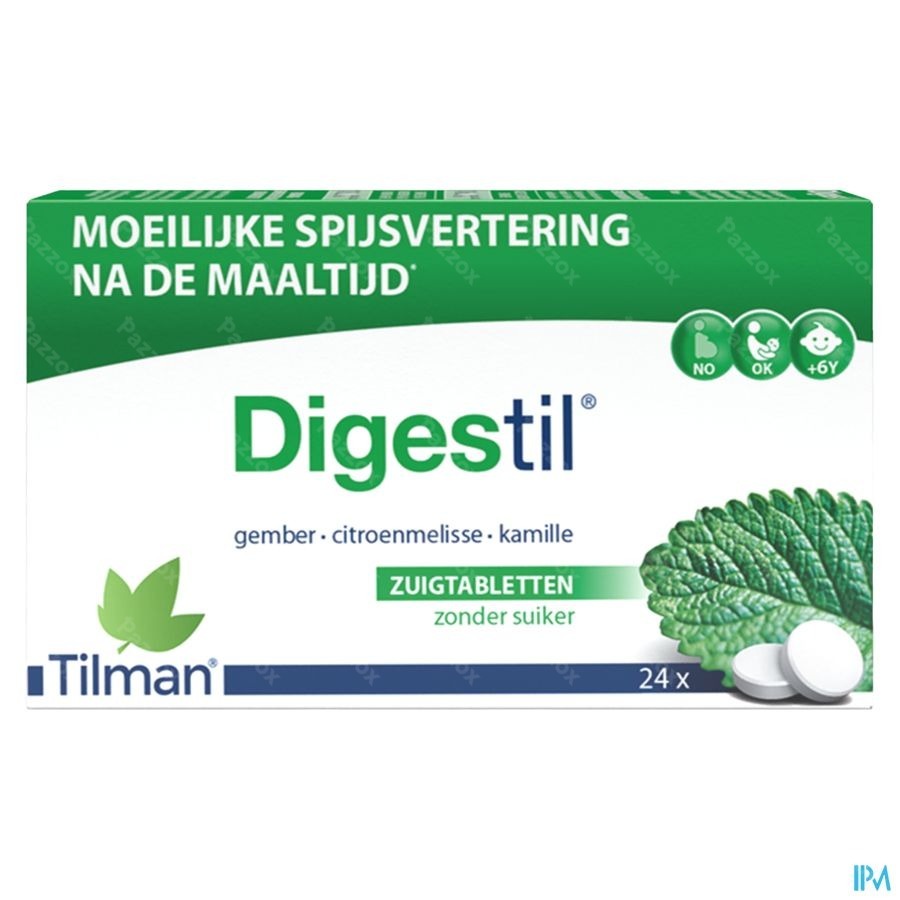 Digestil Moeilijke Spijsvertering 24 Zuigtabletten