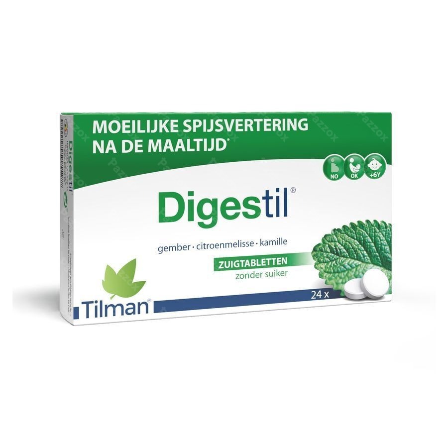 Digestil Moeilijke Spijsvertering 24 Zuigtabletten
