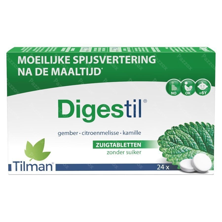Digestil Moeilijke Spijsvertering 24 Zuigtabletten