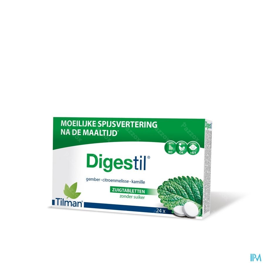 Digestil Moeilijke Spijsvertering 24 Zuigtabletten