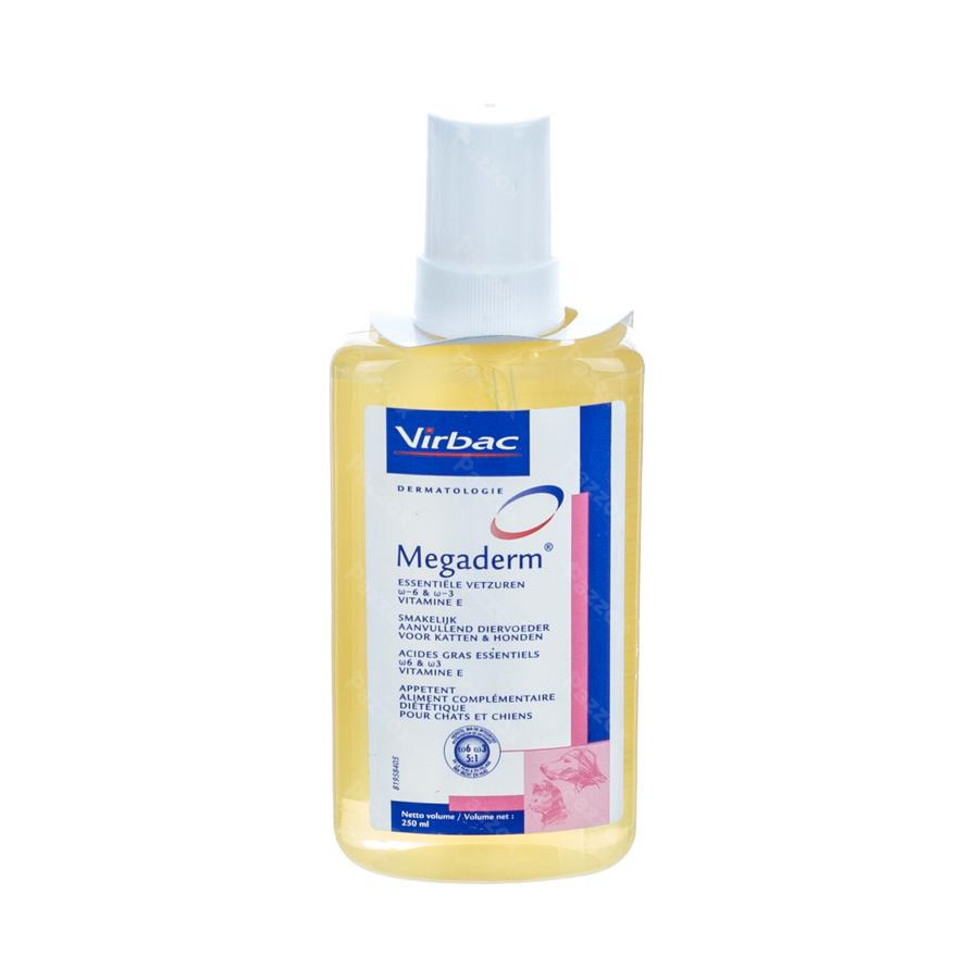 Allerderm Megaderm Susp Vlb Hond-kat 250ml