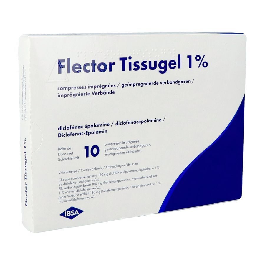 Flector Tissugel Compres Impreg 10