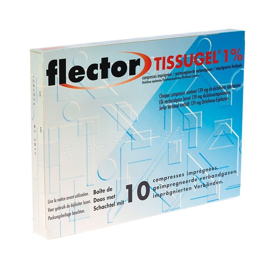 Flector Tissugel Compres Impreg 10