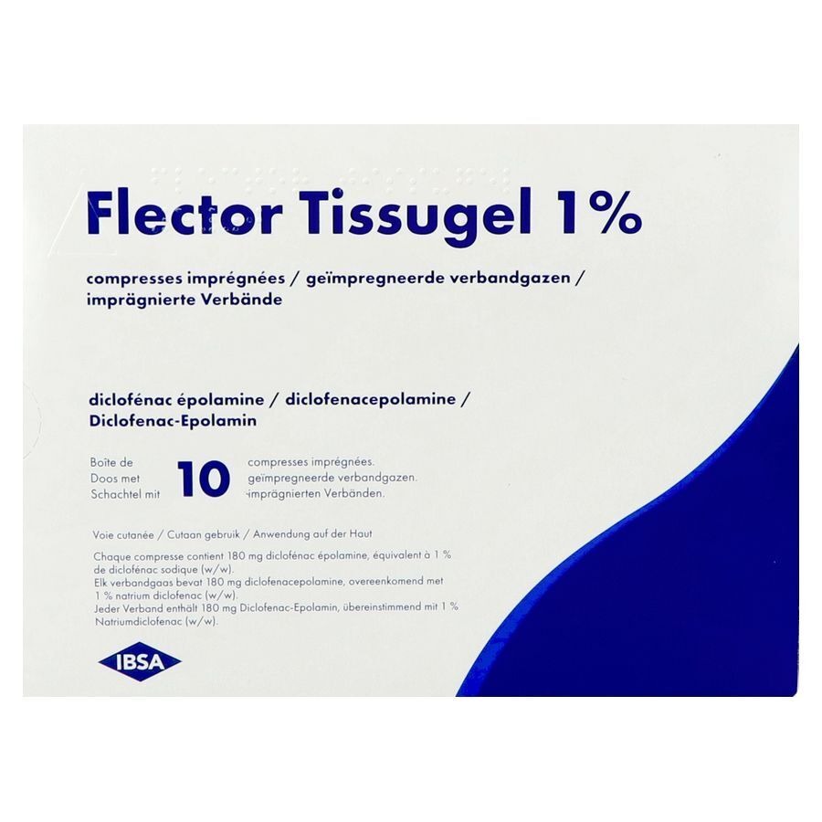 Flector Tissugel Compres Impreg 10