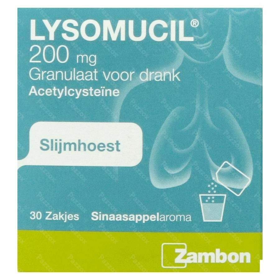 Lysomucil 200 Gran Sach 30 X 200mg