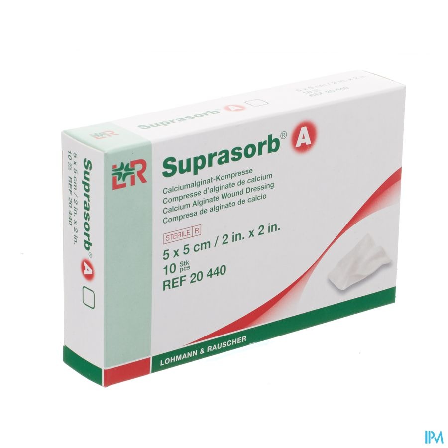 Suprasorb A Kp Steriel 5x 5cm 10 20440 148147