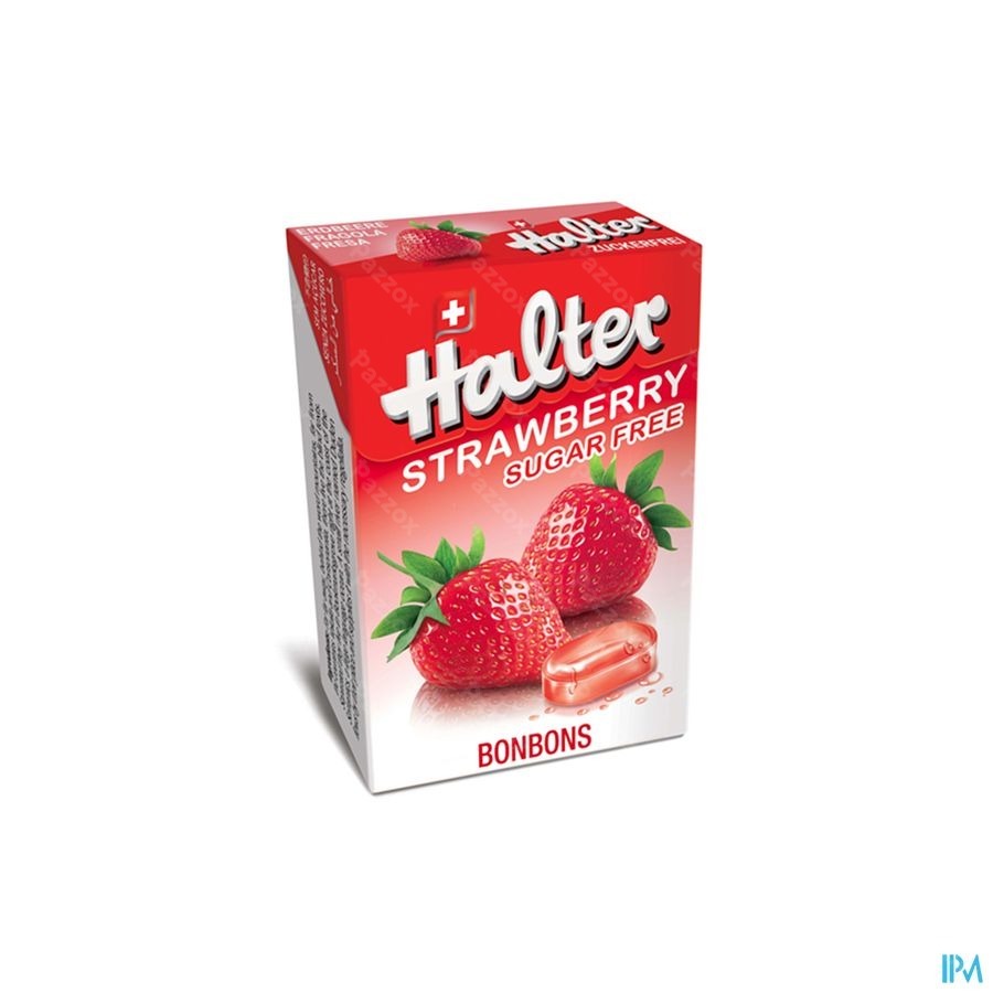 Halter Bonbon Aardbei Zs 40g