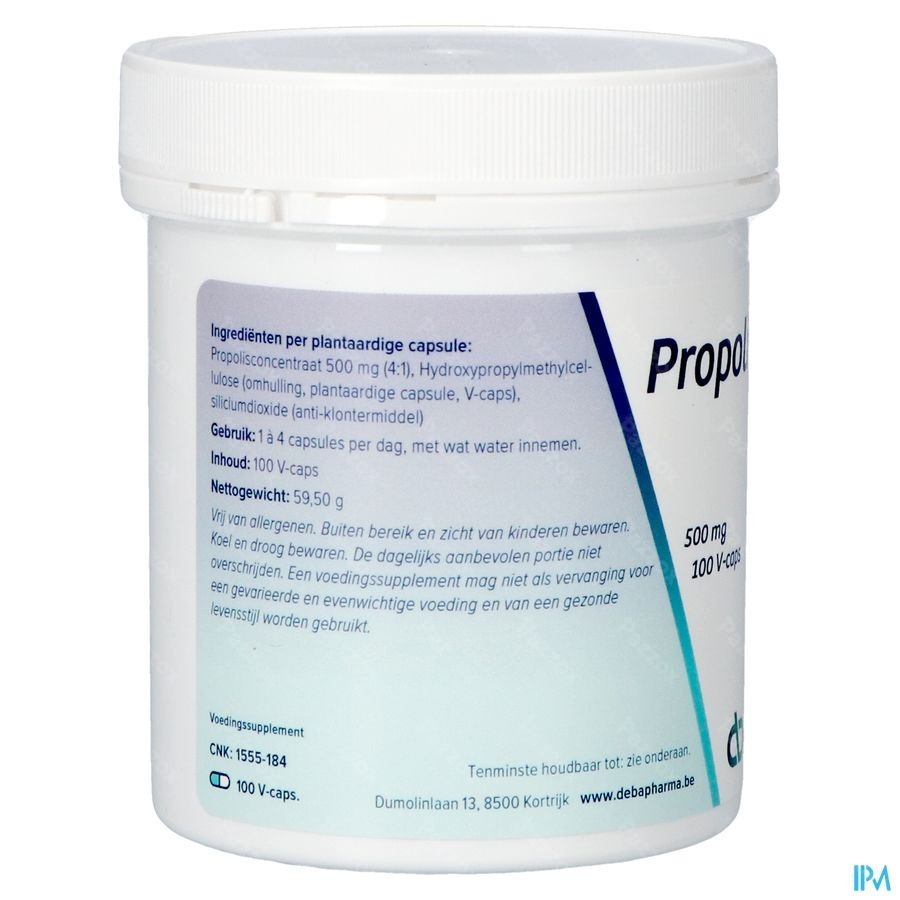 Propolis Caps 100x500mg Deba
