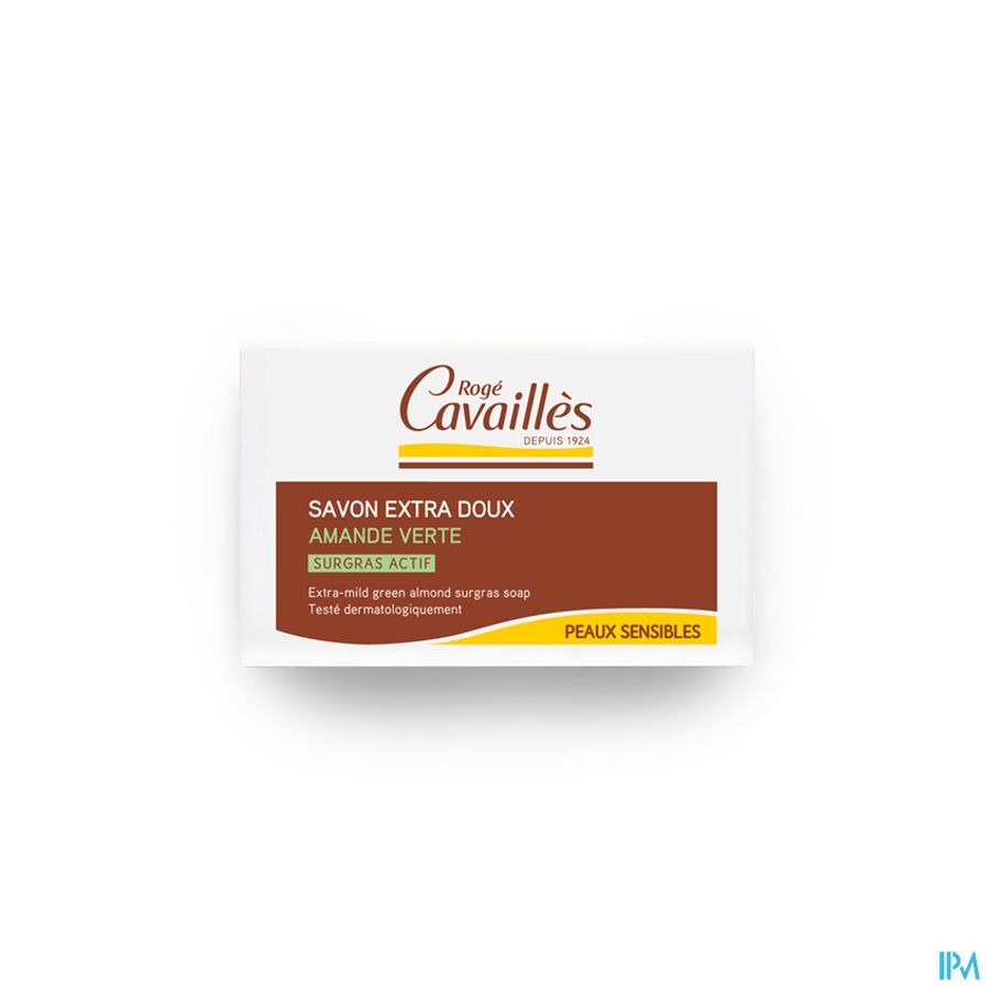 Roge Cavailles Zeep Overv.xtr Zacht Gr.amand. 150g