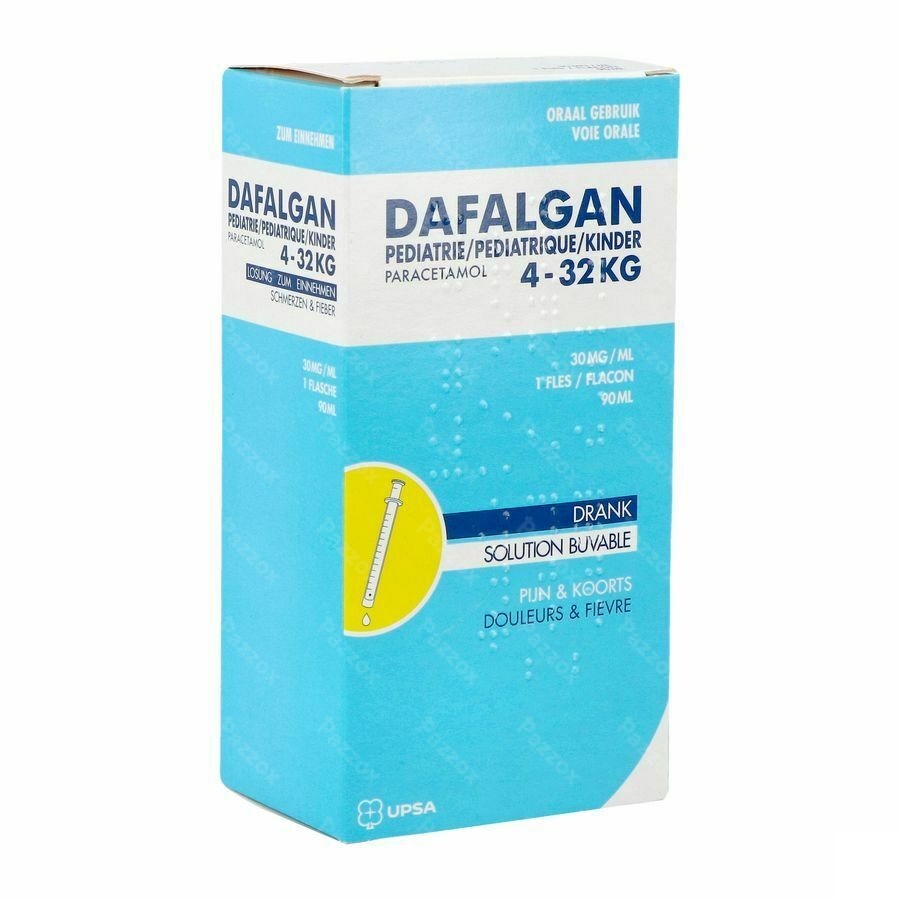 Dafalgan Pediatrie 30mg/ml Siroop 90ml