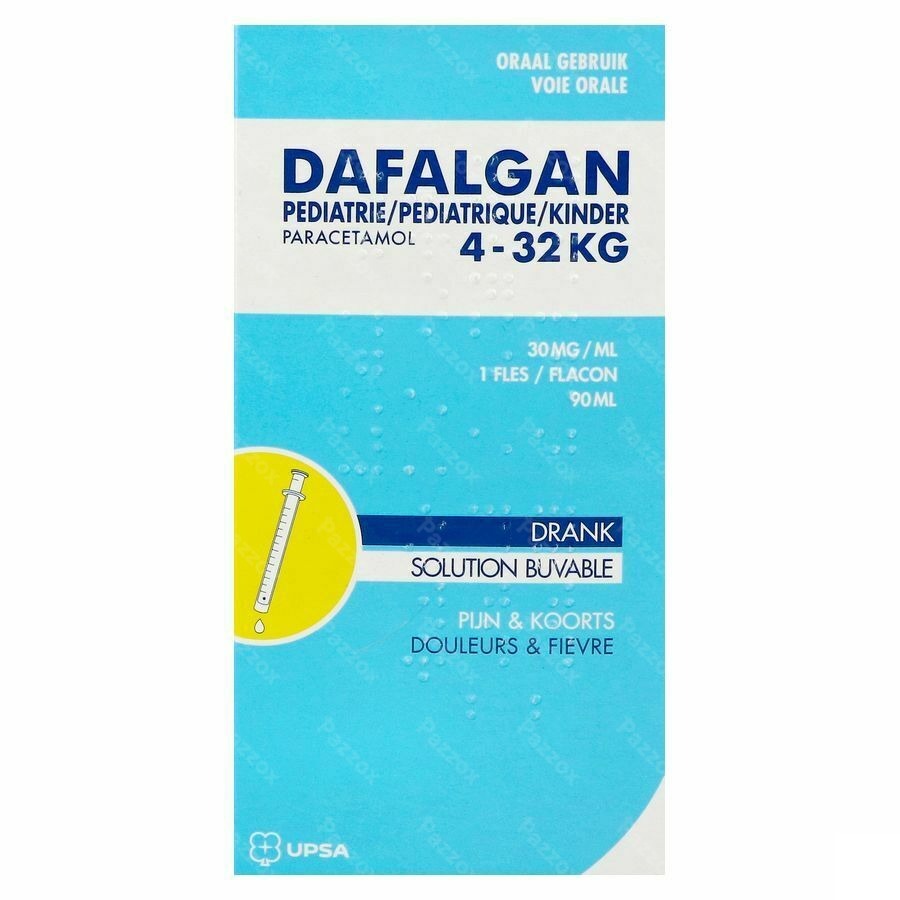 Dafalgan Pediatrie 30mg/ml Siroop 90ml