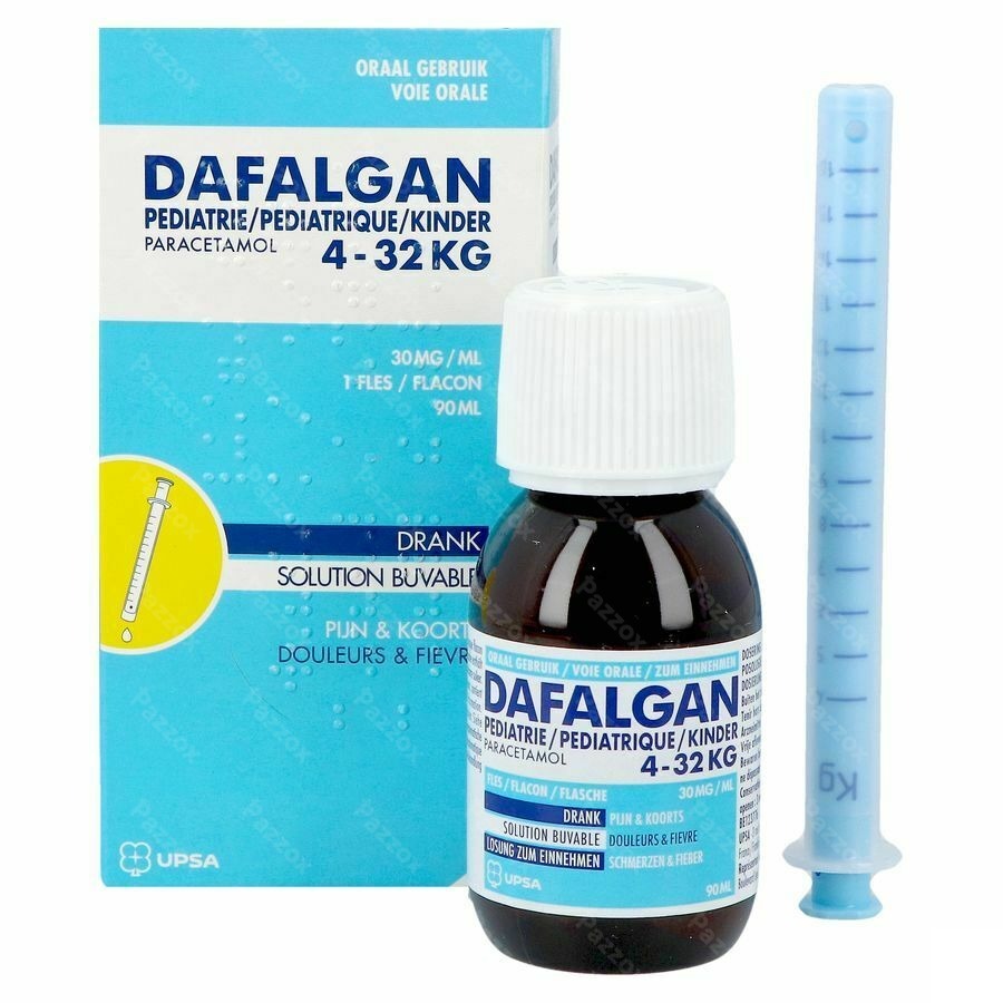Dafalgan Pediatrie 30mg/ml Siroop 90ml