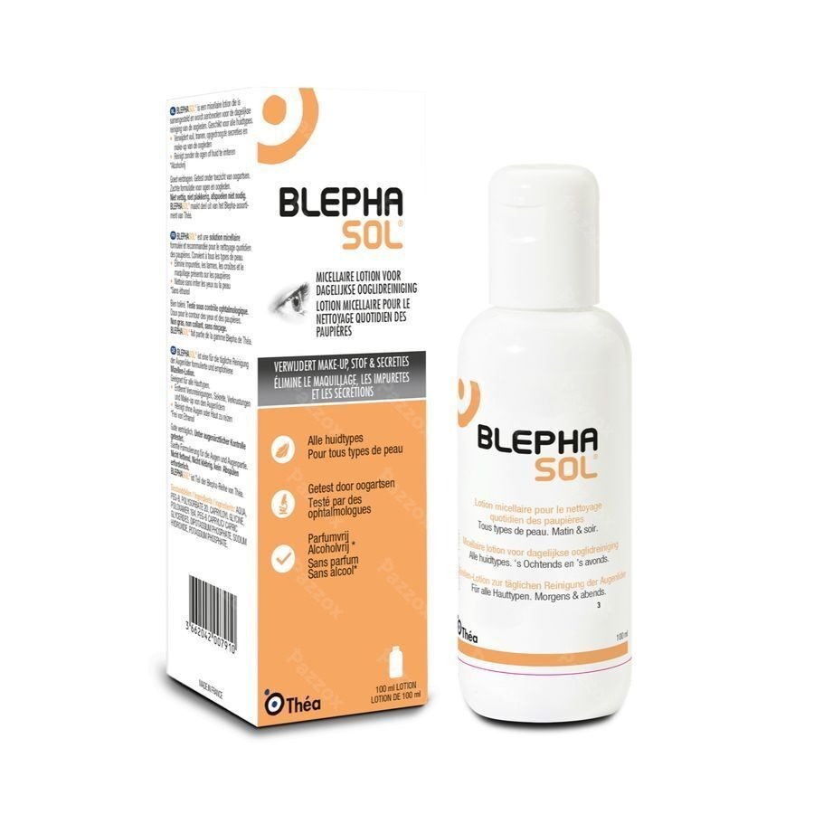 Blephasol Reinigingslotion Steriel Oogleden 100ml