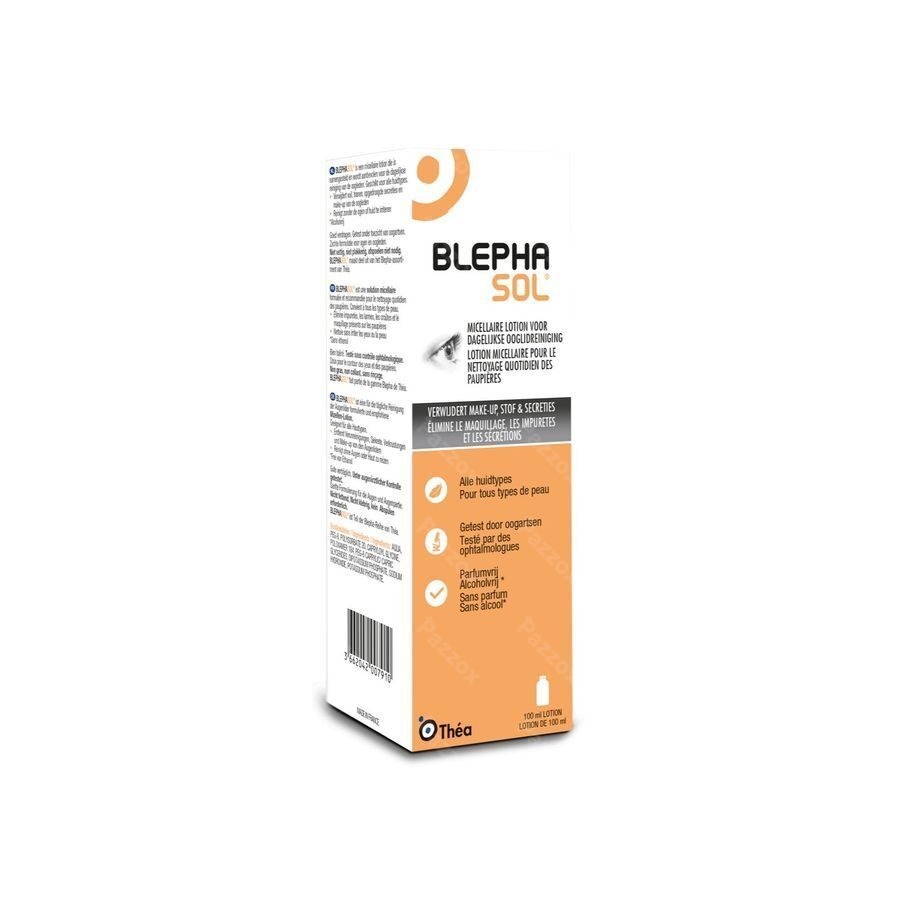 Blephasol Reinigingslotion Steriel Oogleden 100ml