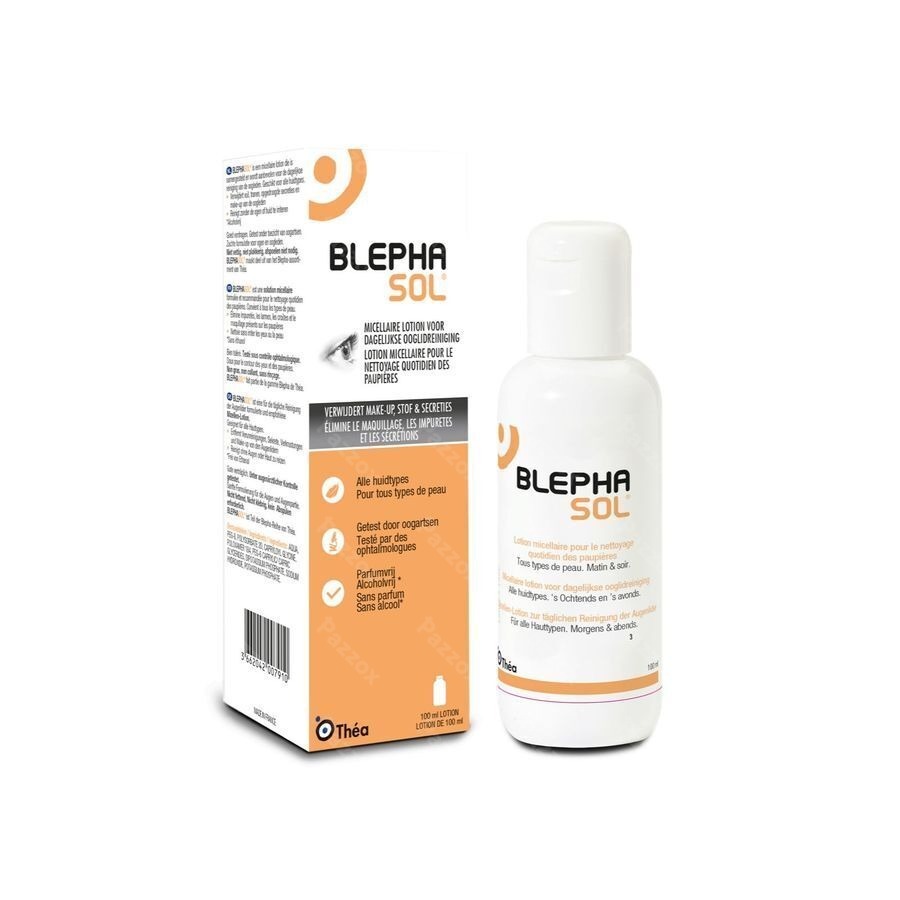 Blephasol Reinigingslotion Steriel Oogleden 100ml