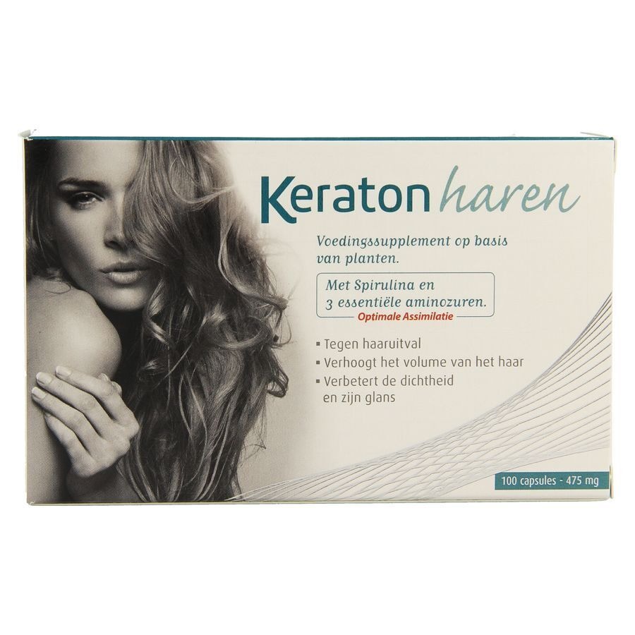 Keraton Haren Voedingssupplement Haar en Nagels 100 Capsules