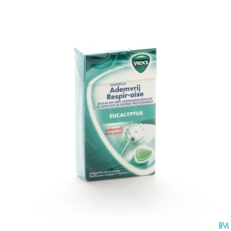 Vicks Ademvrij Z/suiker 40g Box