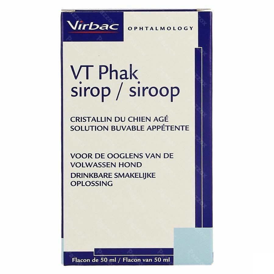 Virbac Vt Phak Siroop Ooglens Hond Drinkbare Oplossing 50ml