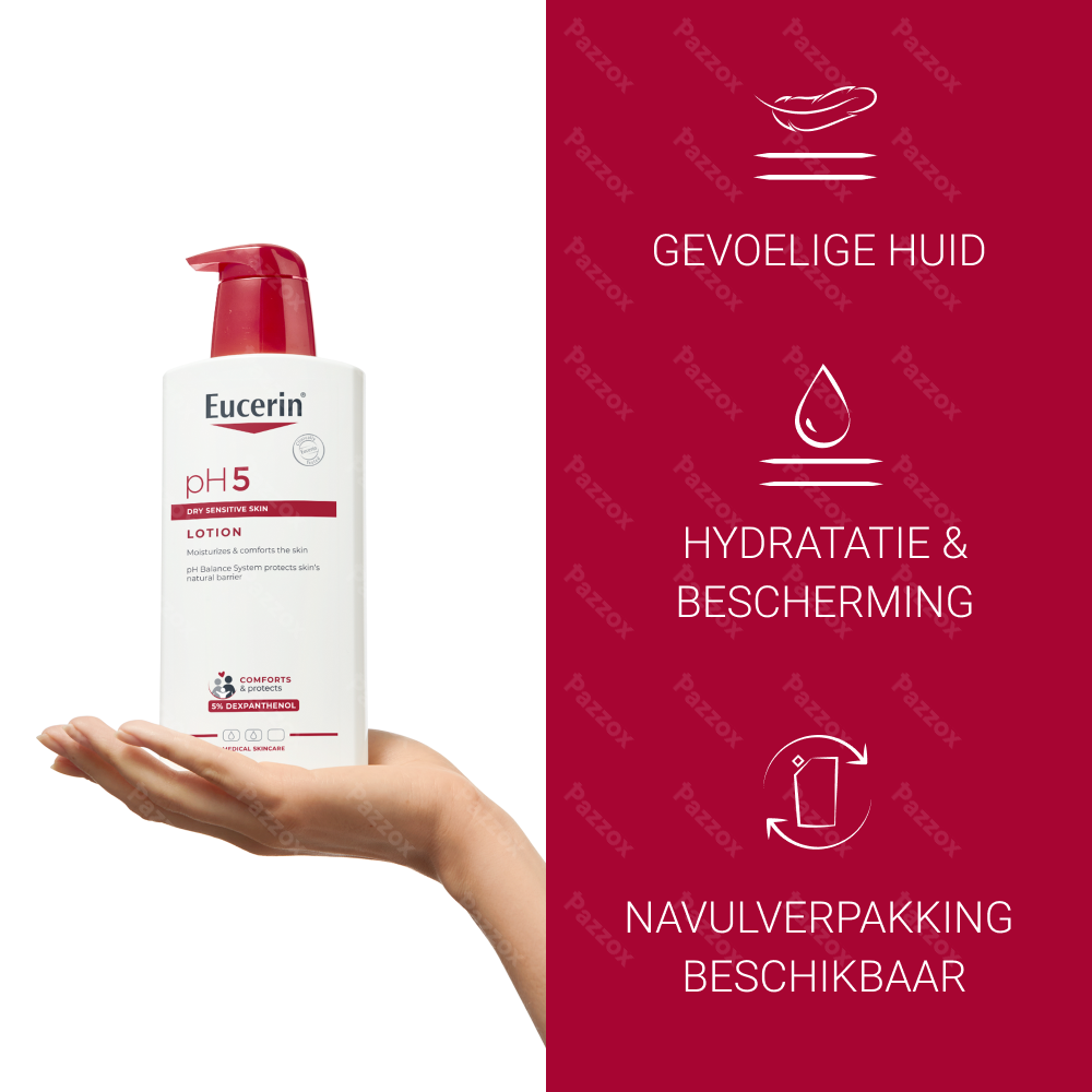 Eucerin pH5 Bodylotion Droge en Gevoelige Huid Pompfles kopen - Pazzox