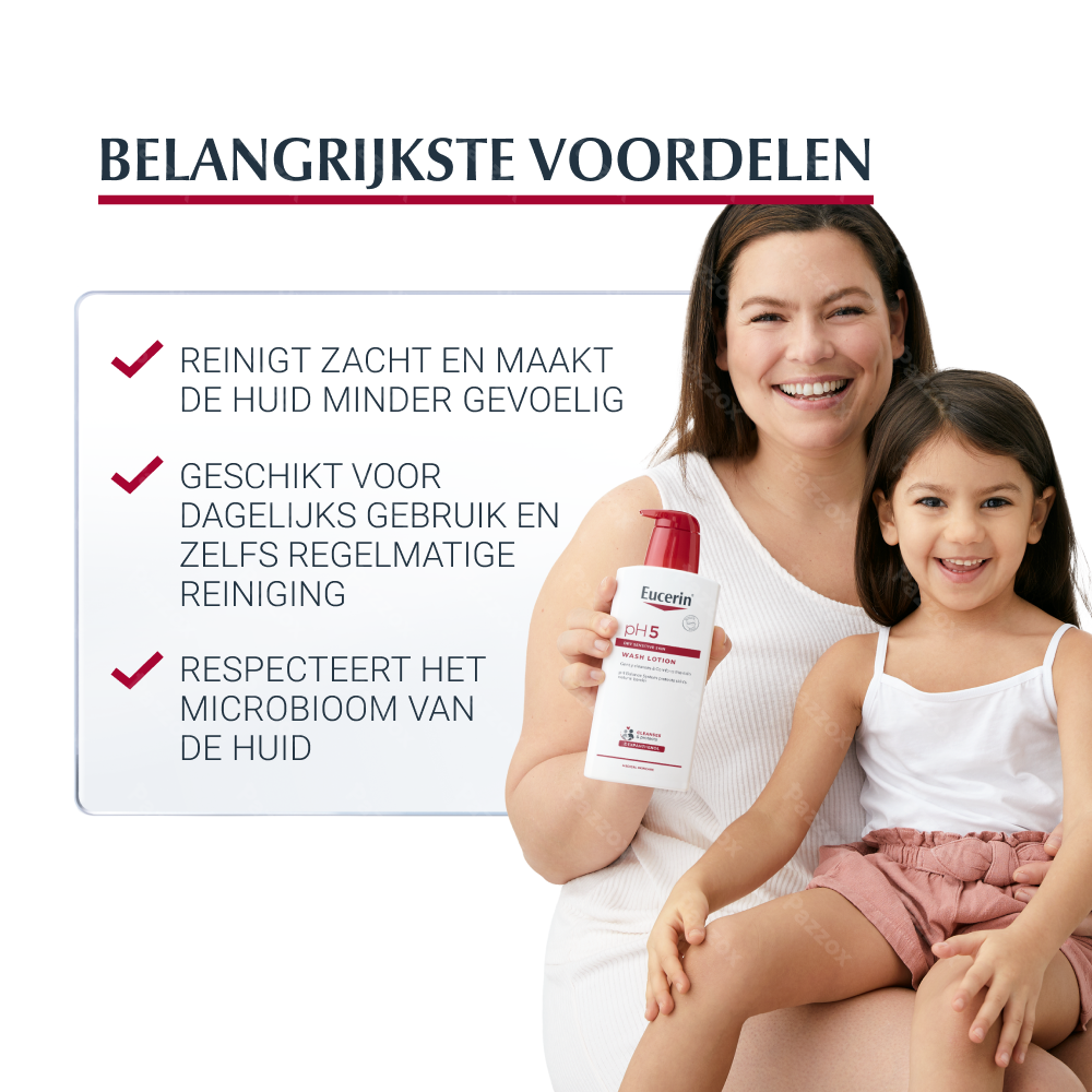 Eucerin pH5 Waslotion Droge en Gevoelige Huid Pompfles 400ml
