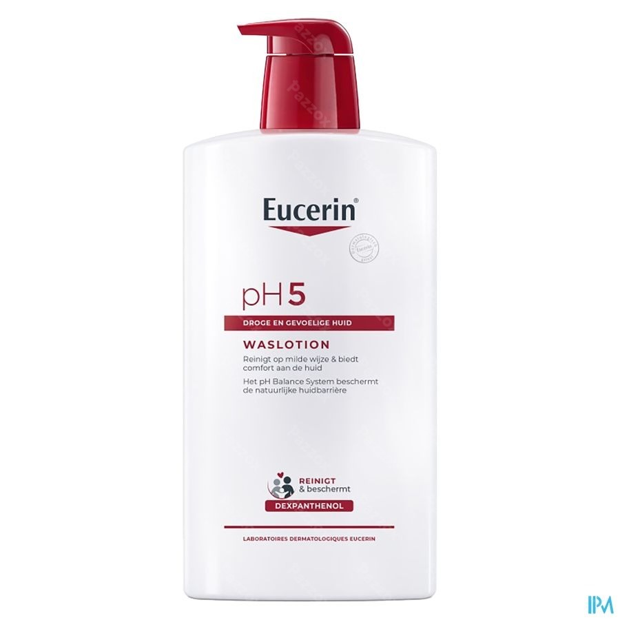 Eucerin pH5 Waslotion Droge En Gevoelige Huid Pompfles 1l