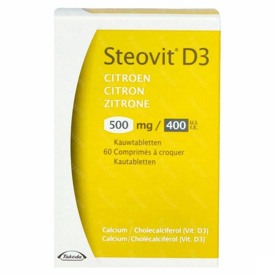 Steovit D3 500mg/400ie Comp 60