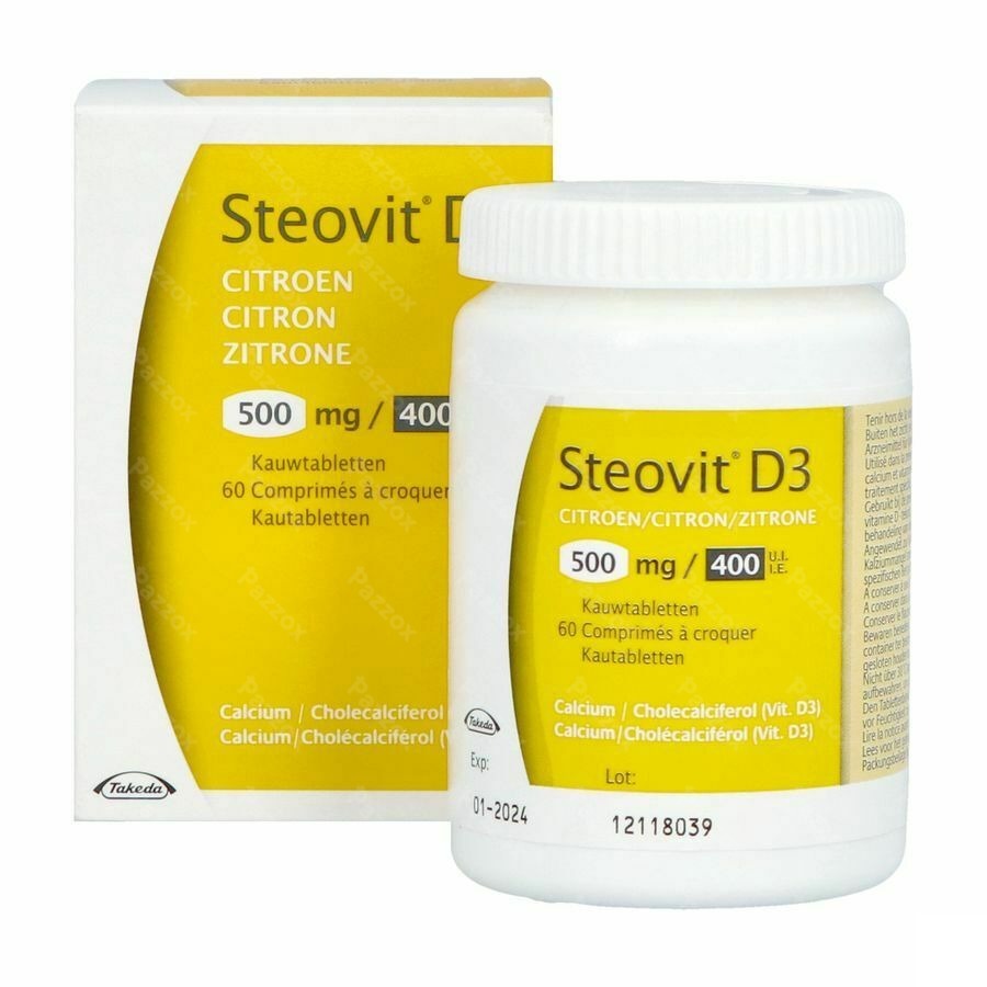 Steovit D3 500mg/400ie Comp 60