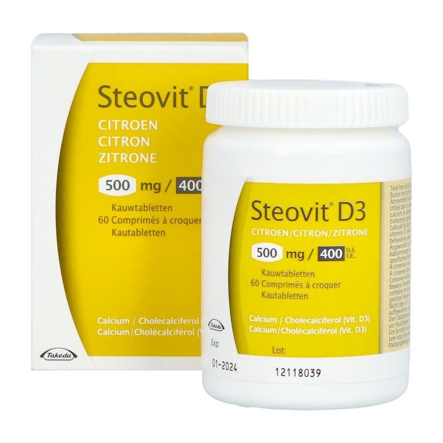 Steovit D3 500mg/400ie Comp 60