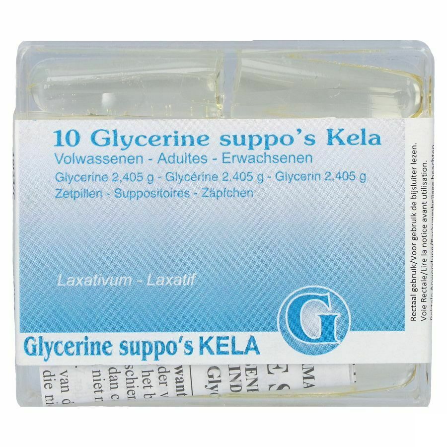 Glycerine Kela Pharma Supp Ad 10