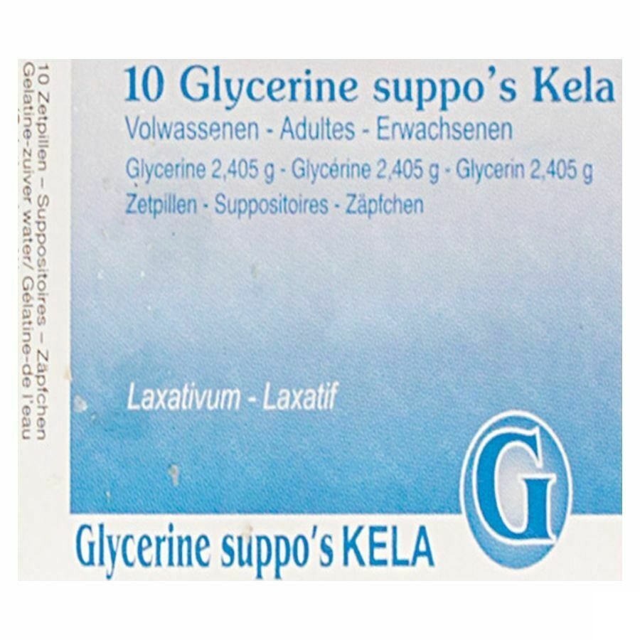 Glycerine Kela Pharma Supp Ad 10