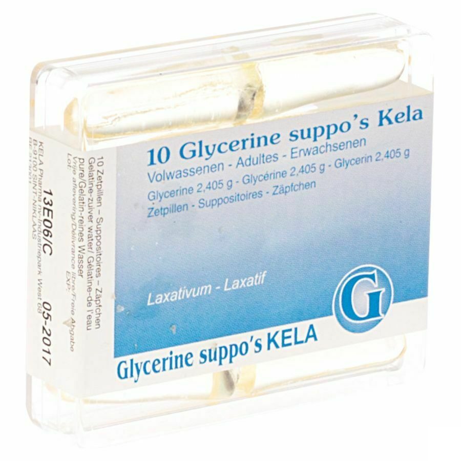 Glycerine Kela Pharma Supp Ad 10