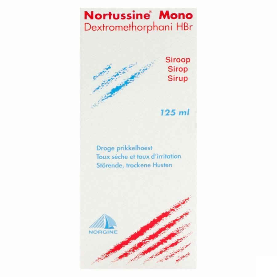 Nortussine Mono 2mg/ml Droge Hoest 125ml