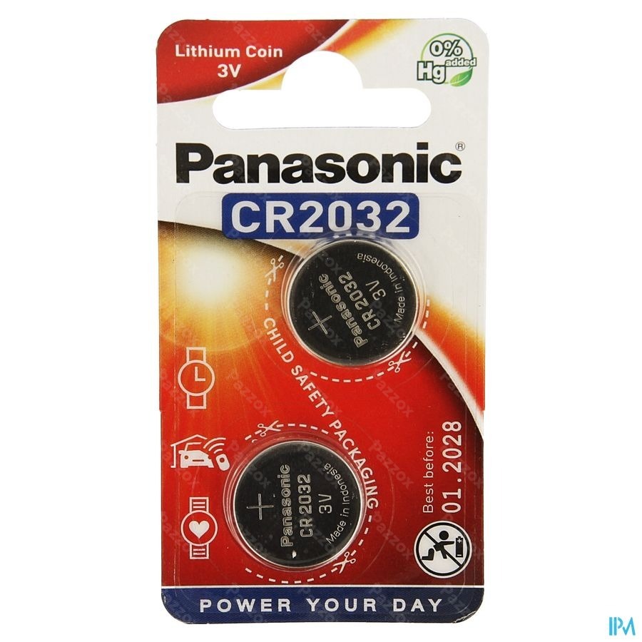 Panasonic Batterij Cr2032 3v 2