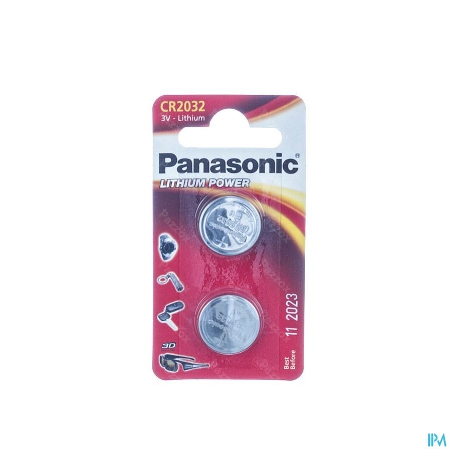 Panasonic Batterij Cr2032 3v 2