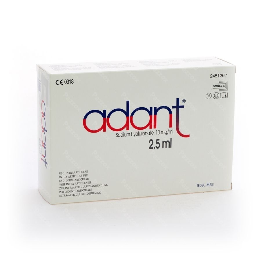 Adant Opl 1% Inj Intra Articul. 5x2,5ml/3ml Spuit